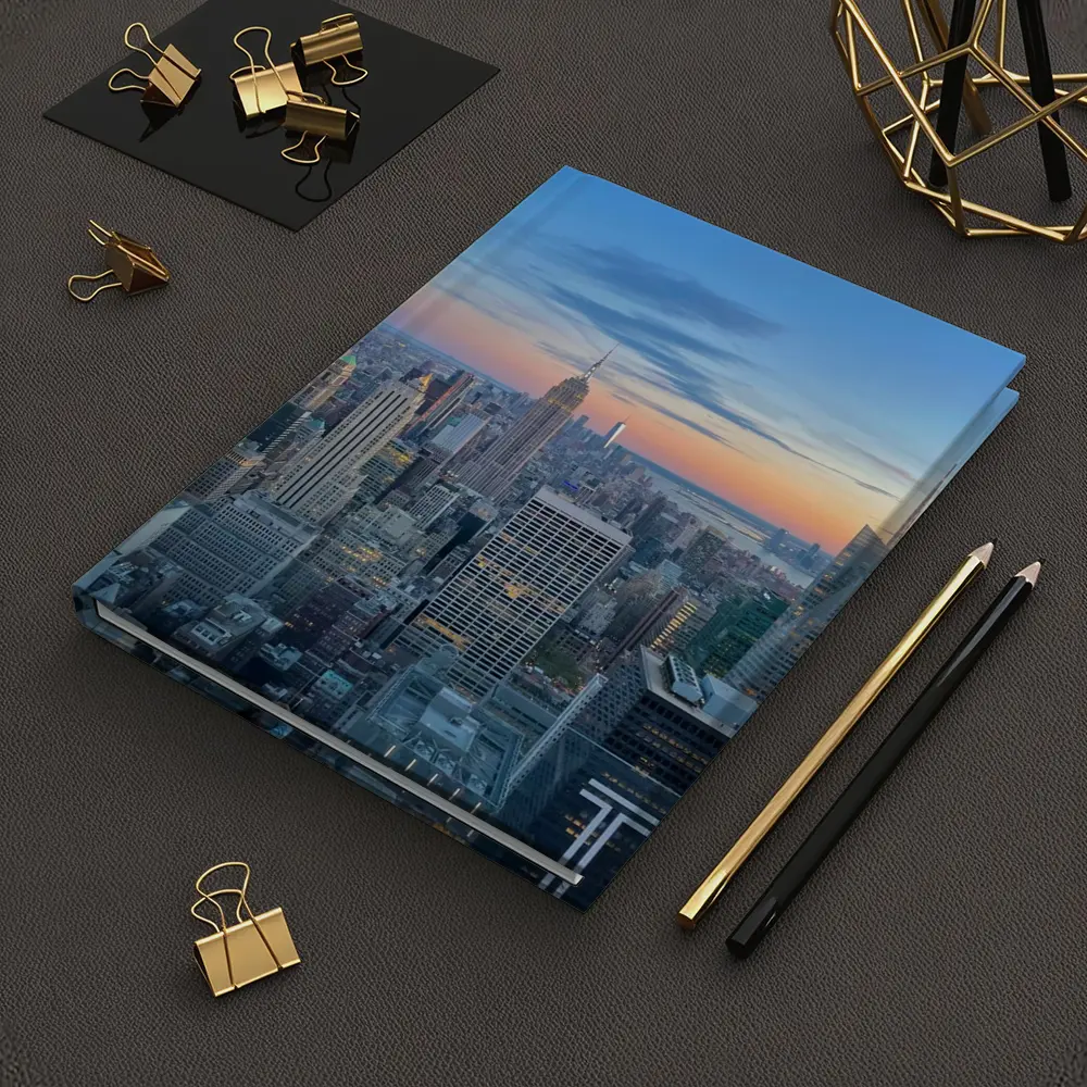 New York City Skyline Sunset Rooftop View – Notebooks