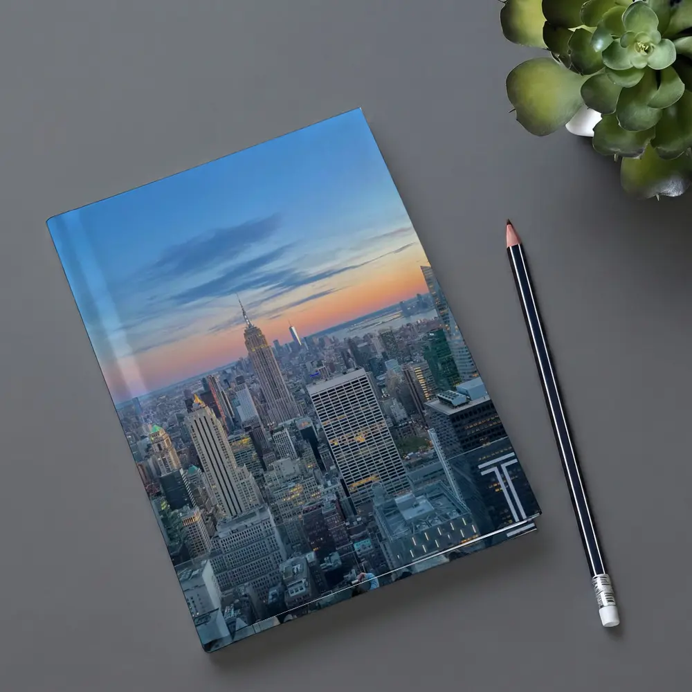 New York City Skyline Sunset Rooftop View – Notebooks