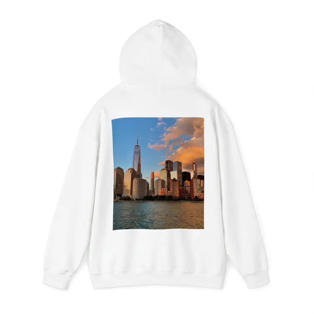 New York City Skyline Golden Sunset View – Hoodies