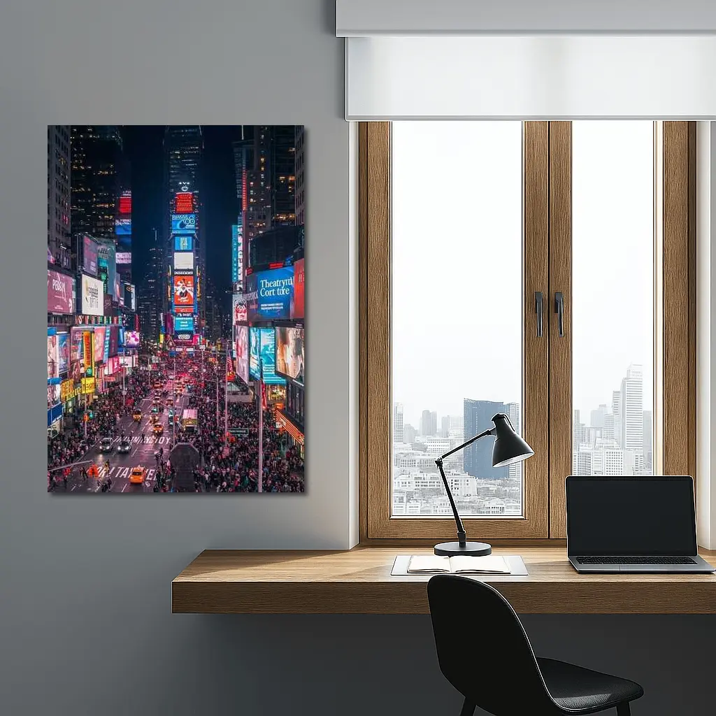 Times Square New York City At Night – Wall Art