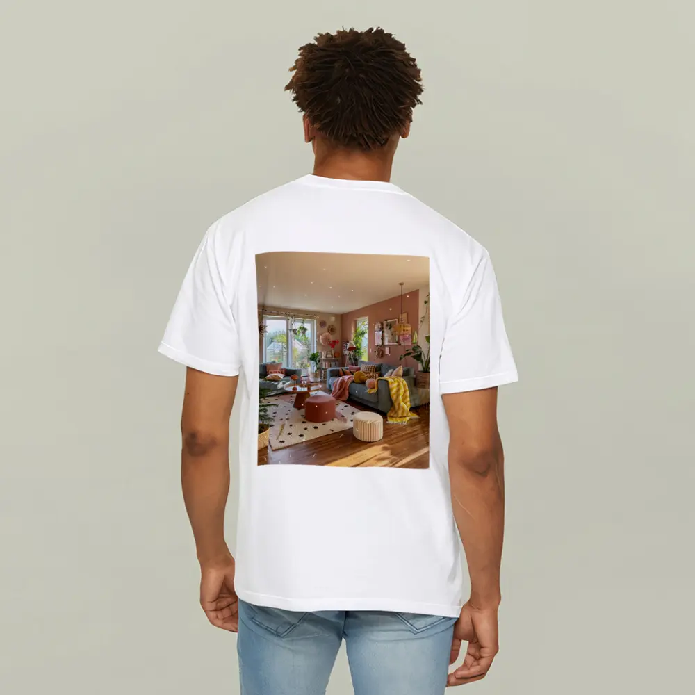Boho Living Room Warm Cozy Interior Design – T-Shirts