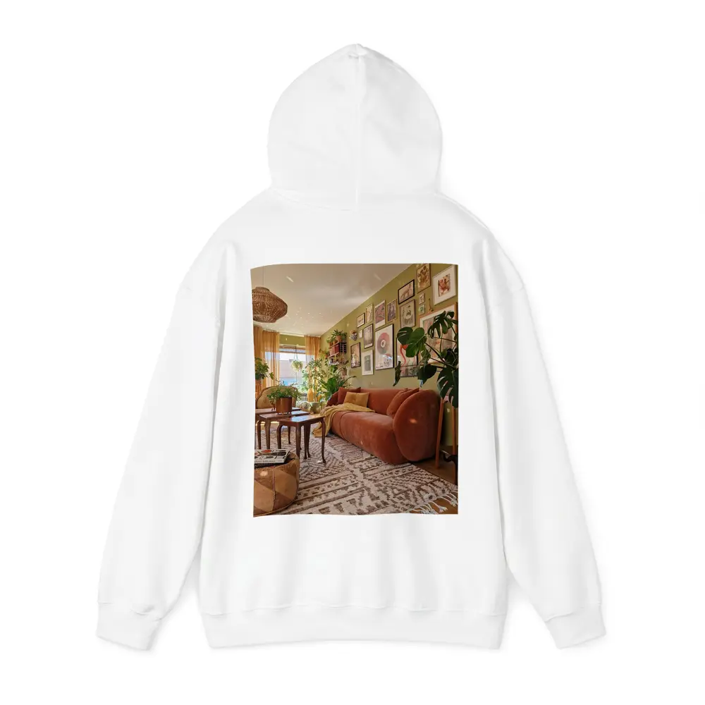 Boho Living Room Green Wall Gallery – Hoodies