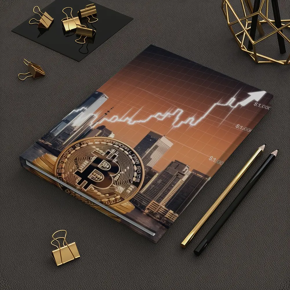 Bitcoin Gold Coin City Skyline Chart – Notebooks