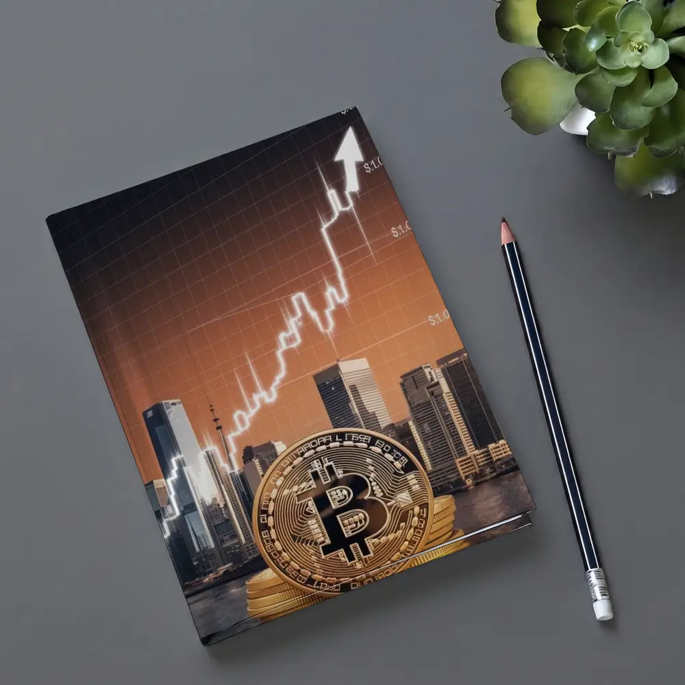 Bitcoin Gold Coin City Skyline Chart – Notebooks
