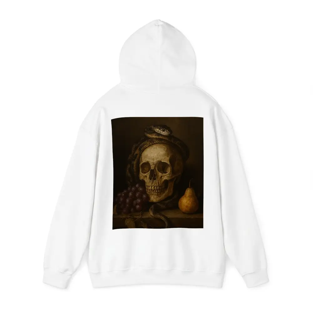 Skull Snake Grapes Pear Dark Still Life – Hoodies