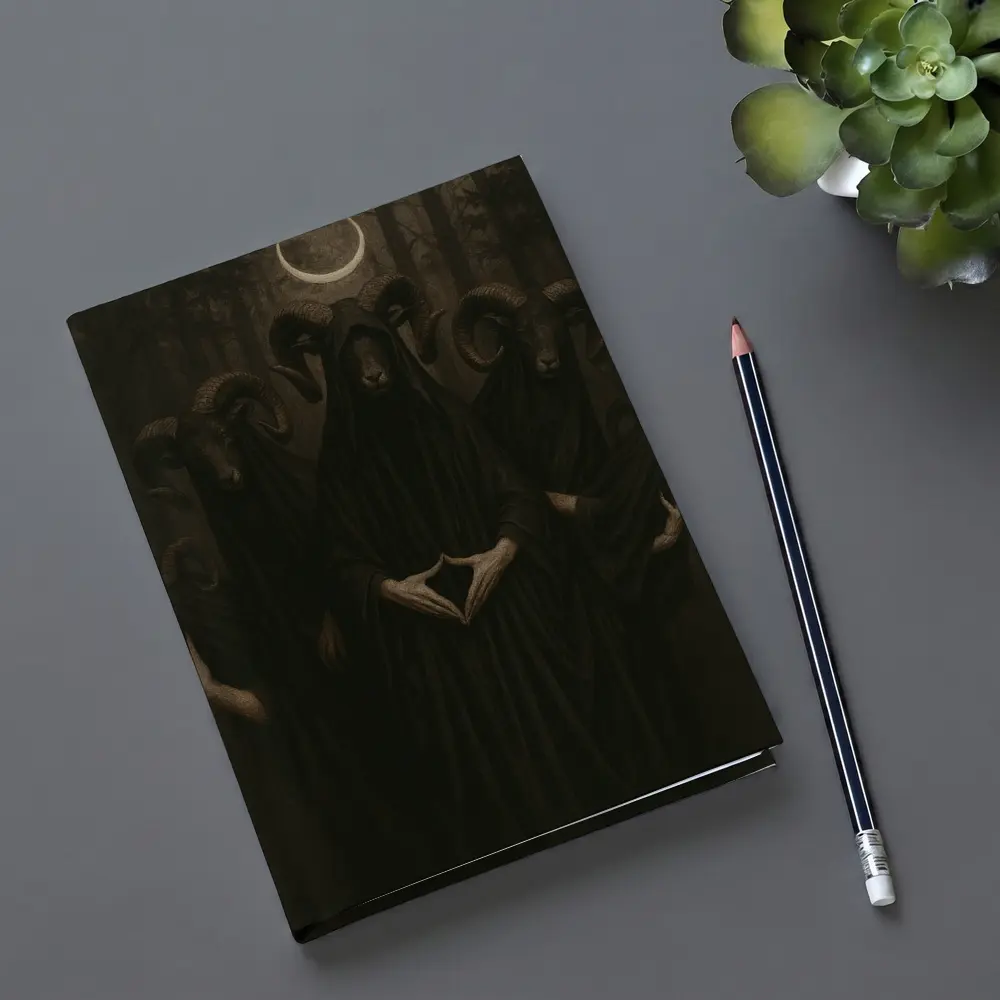 Dark Robed Ram Figures Forest Moon – Notebooks