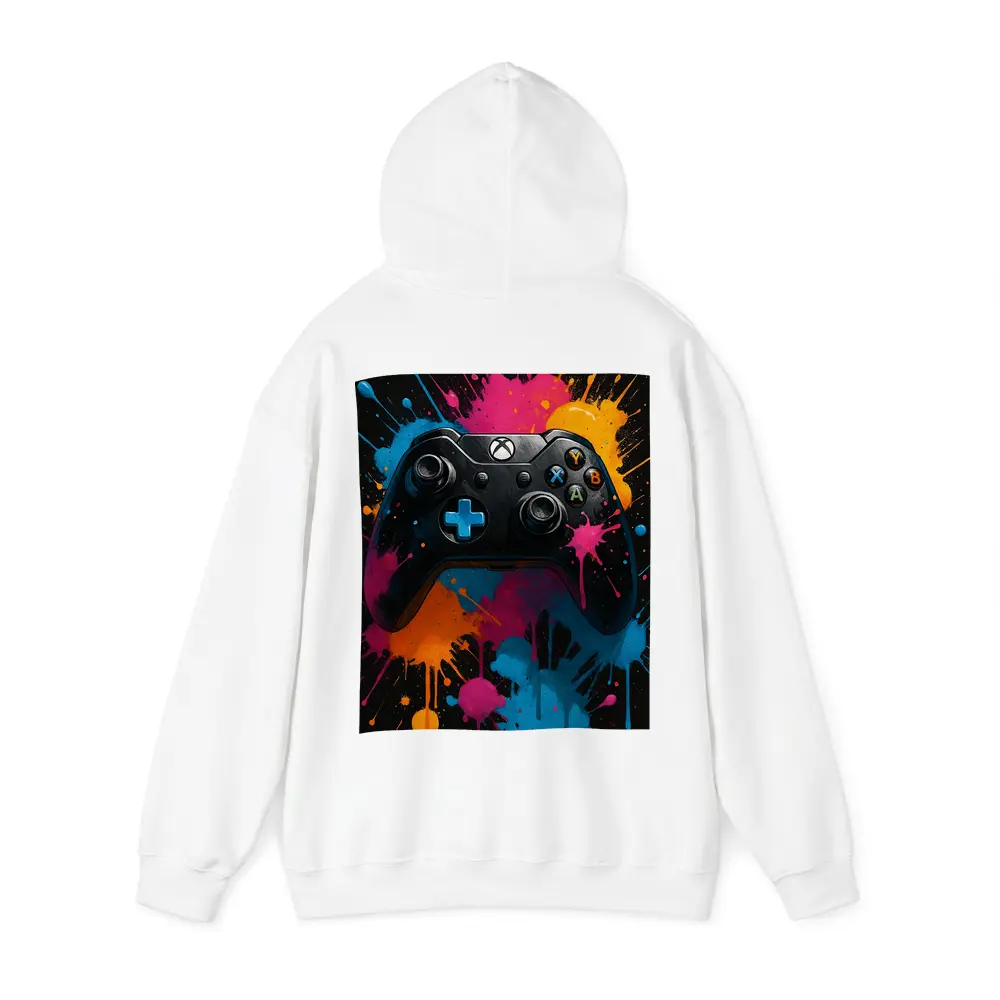 Xbox Controller Colorful Paint Splash Art – Hoodies