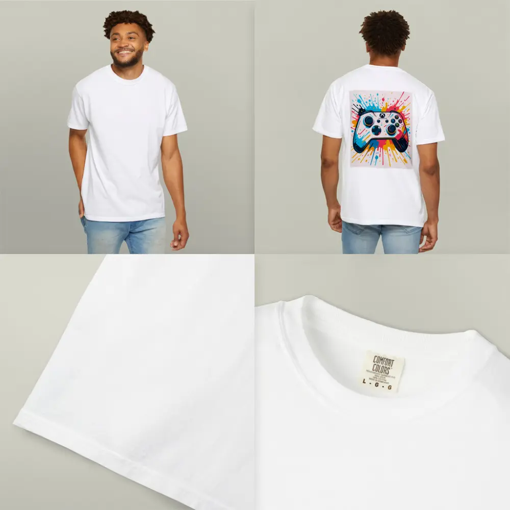 Xbox Controller Colorful Paint Splash Art – T-Shirts