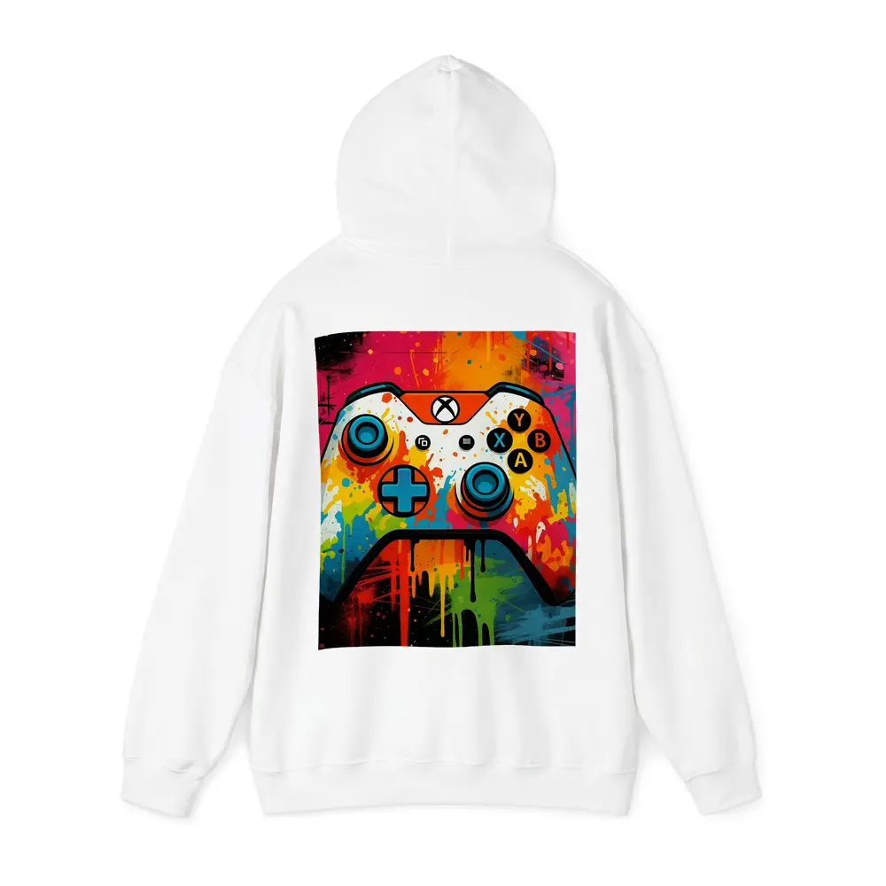 Xbox Controller Graffiti Colorful Paint Splatter Art – Hoodies