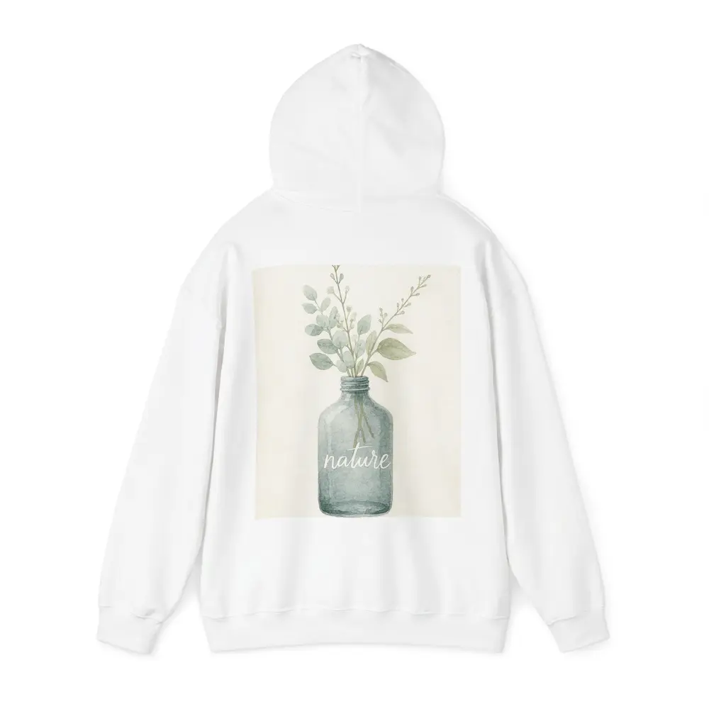 Watercolor Nature Bottle Eucalyptus Botanical Art – Hoodies
