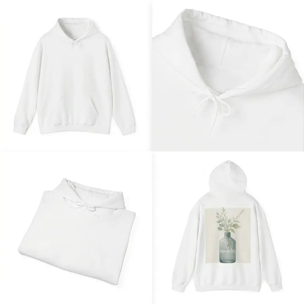 Watercolor Nature Bottle Eucalyptus Botanical Art – Hoodies