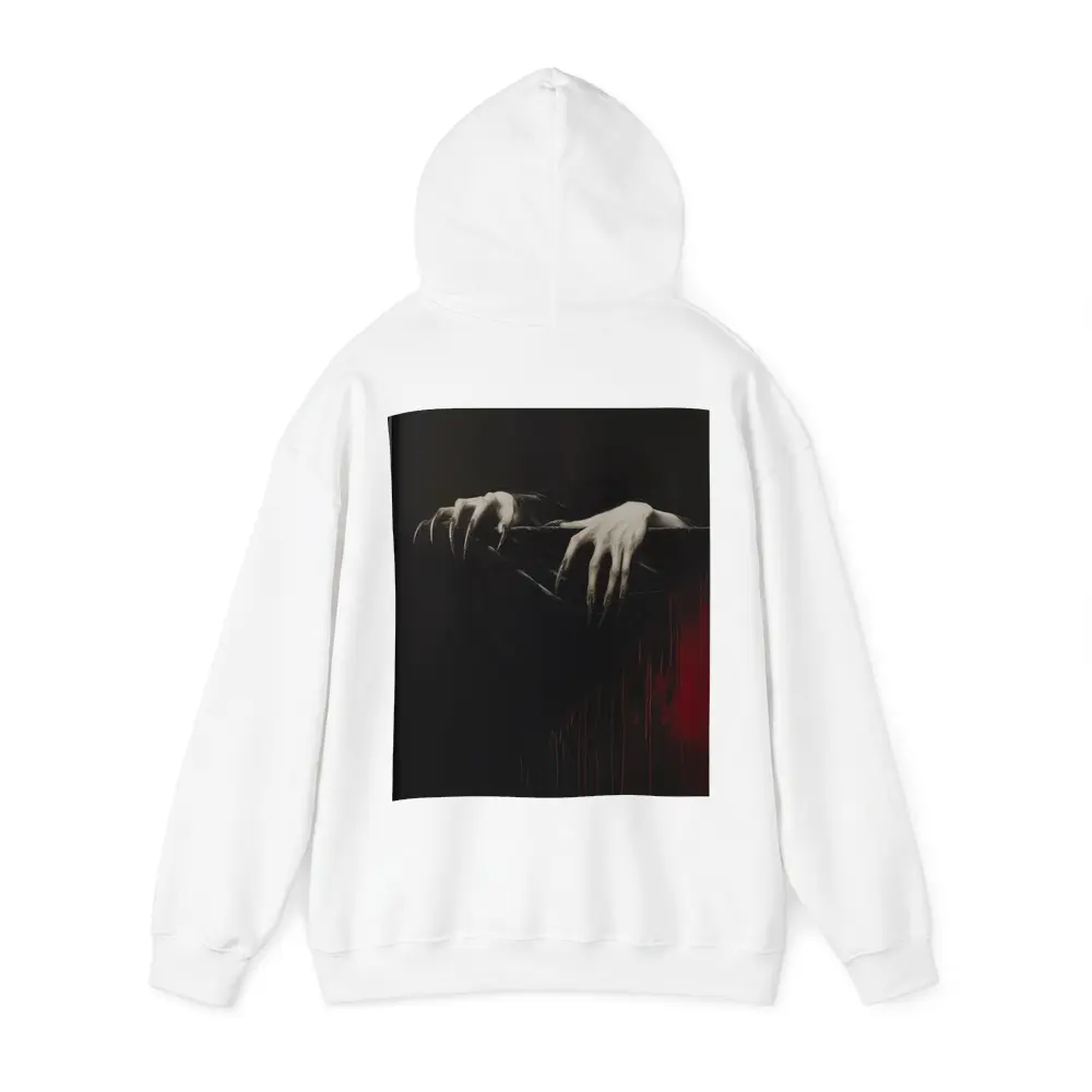 Dark Gothic Clawed Hands Over Black – Hoodies