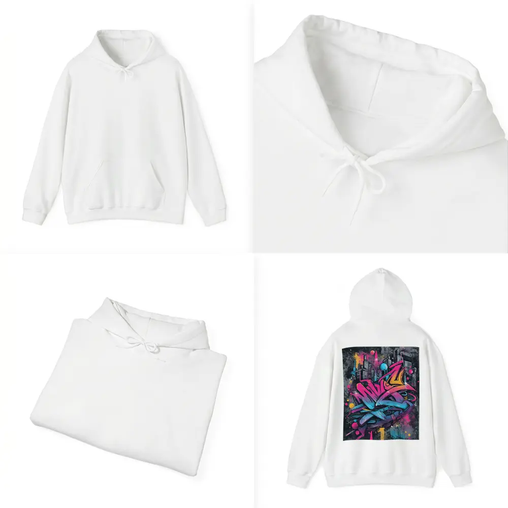 Graffiti Street Art Urban City Background – Hoodies
