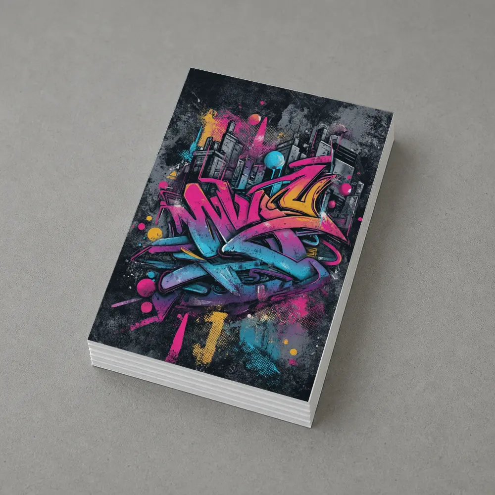 Graffiti Street Art Urban City Background – Postcards