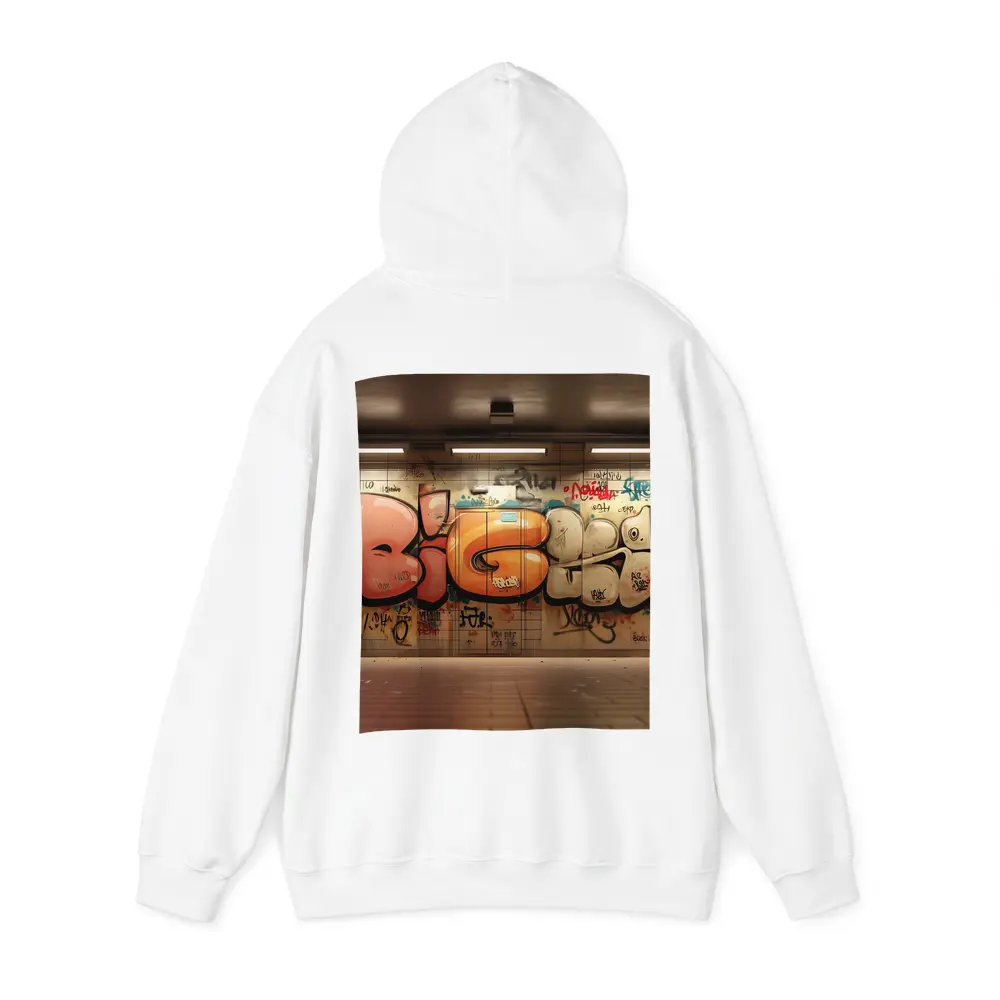 Bold Graffiti Mural Underground Subway Room – Hoodies