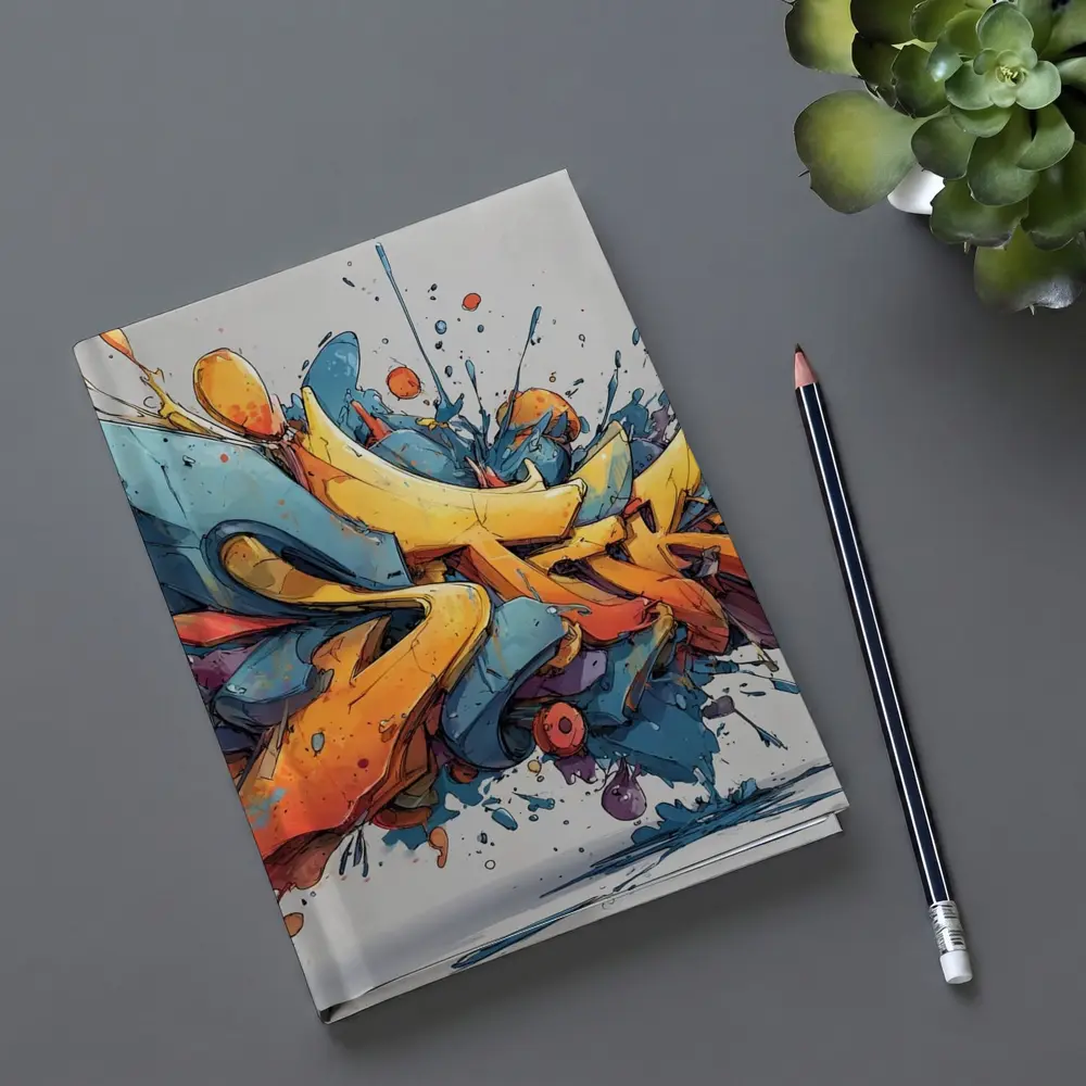 Bold Graffiti Art Exploding Paint Splatter Style – Notebooks