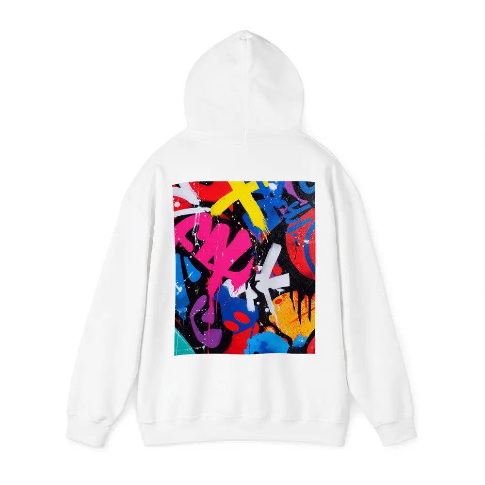 Bold Graffiti Street Art Black Background – Hoodies
