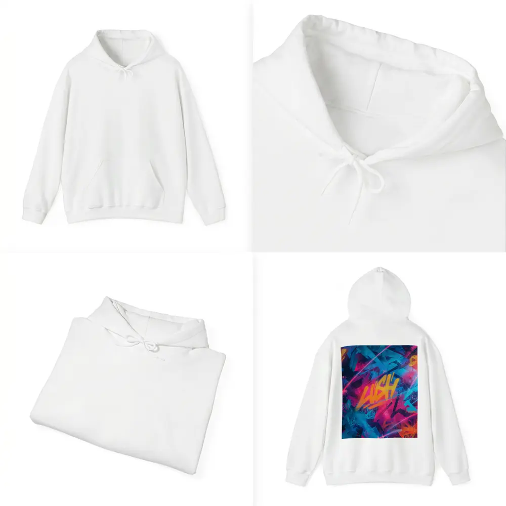Neon Graffiti Tag Urban Street Art – Hoodies