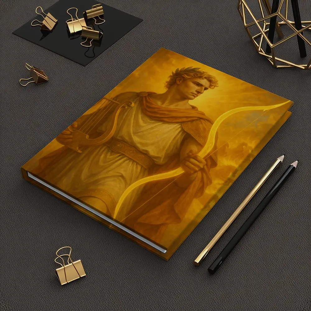 Apollo Greek God Golden Sun Art – Notebooks