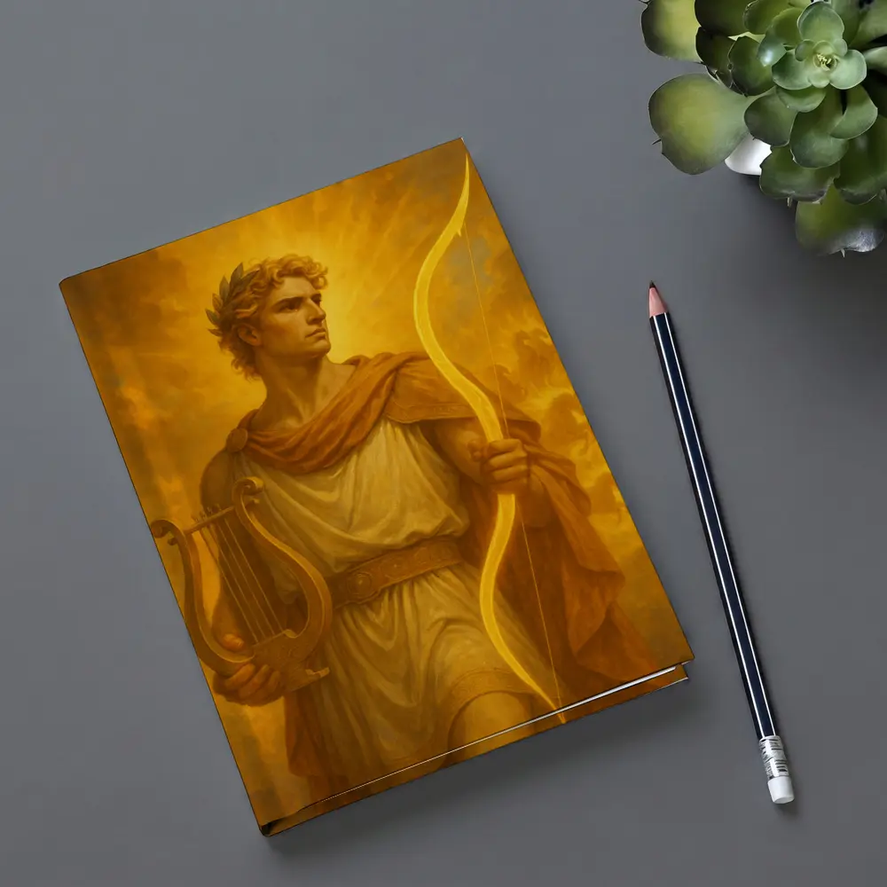 Apollo Greek God Golden Sun Art – Notebooks