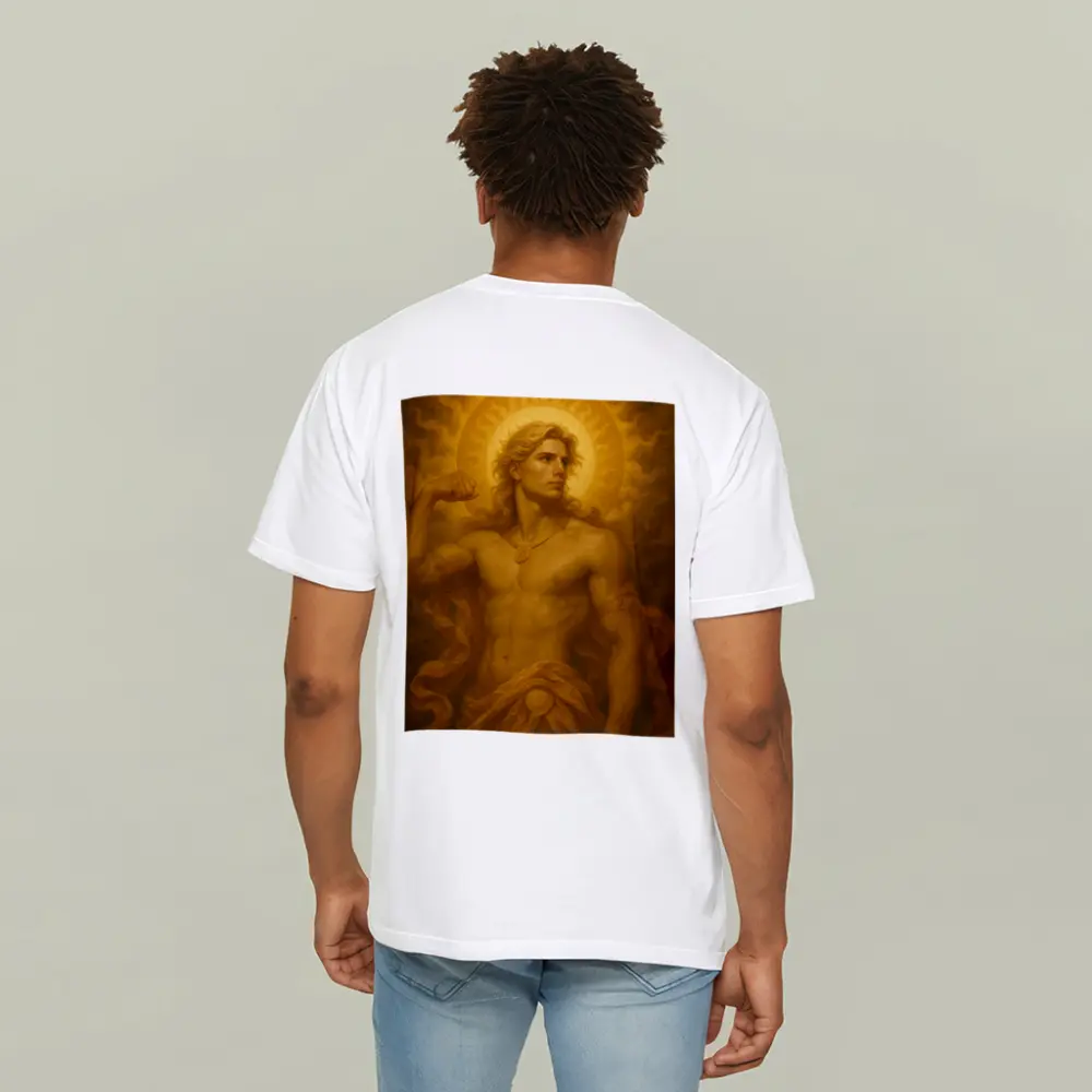 Apollo Sun God Golden Radiant Mythological Painting – T-Shirts