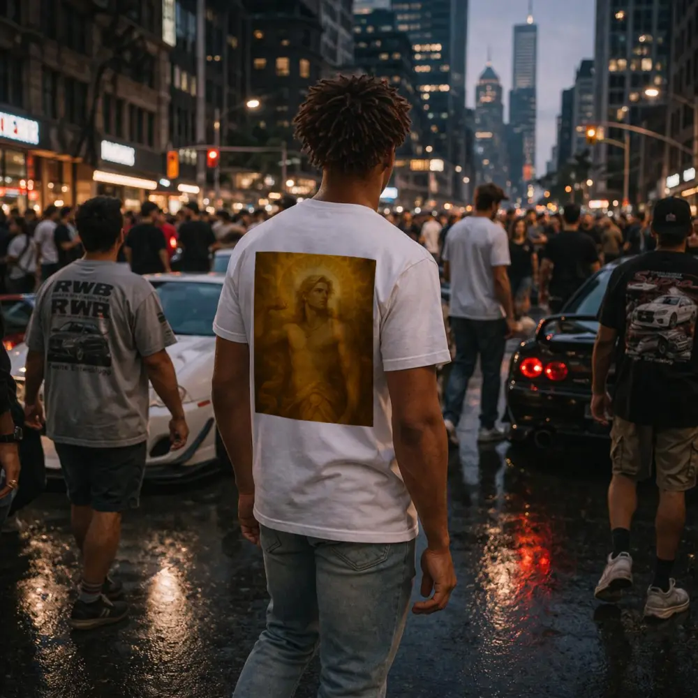 Apollo Sun God Golden Radiant Mythological Painting – T-Shirts