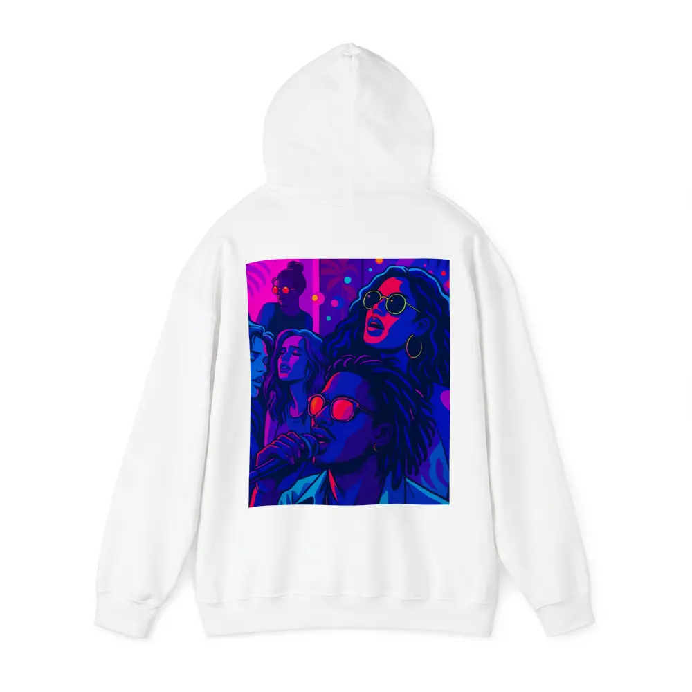 Neon Music Party Night Pop Art – Hoodies