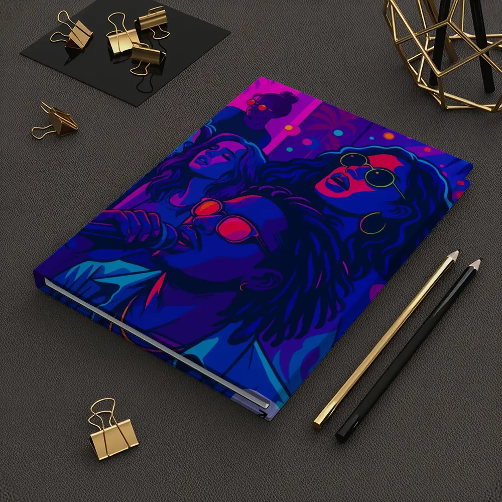 Neon Music Party Night Pop Art – Notebooks