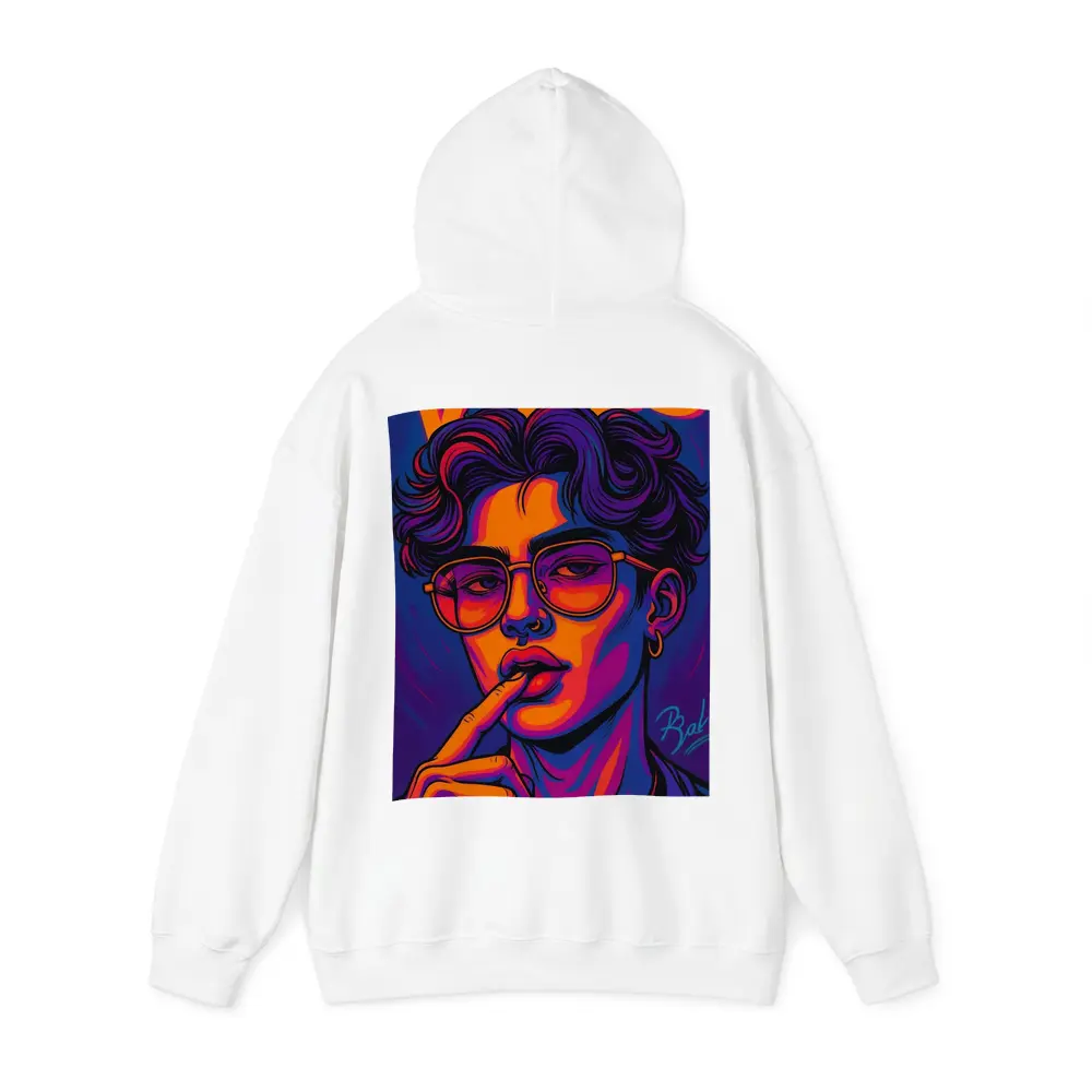 Retro Pop Art Young Man With Glasses – Hoodies