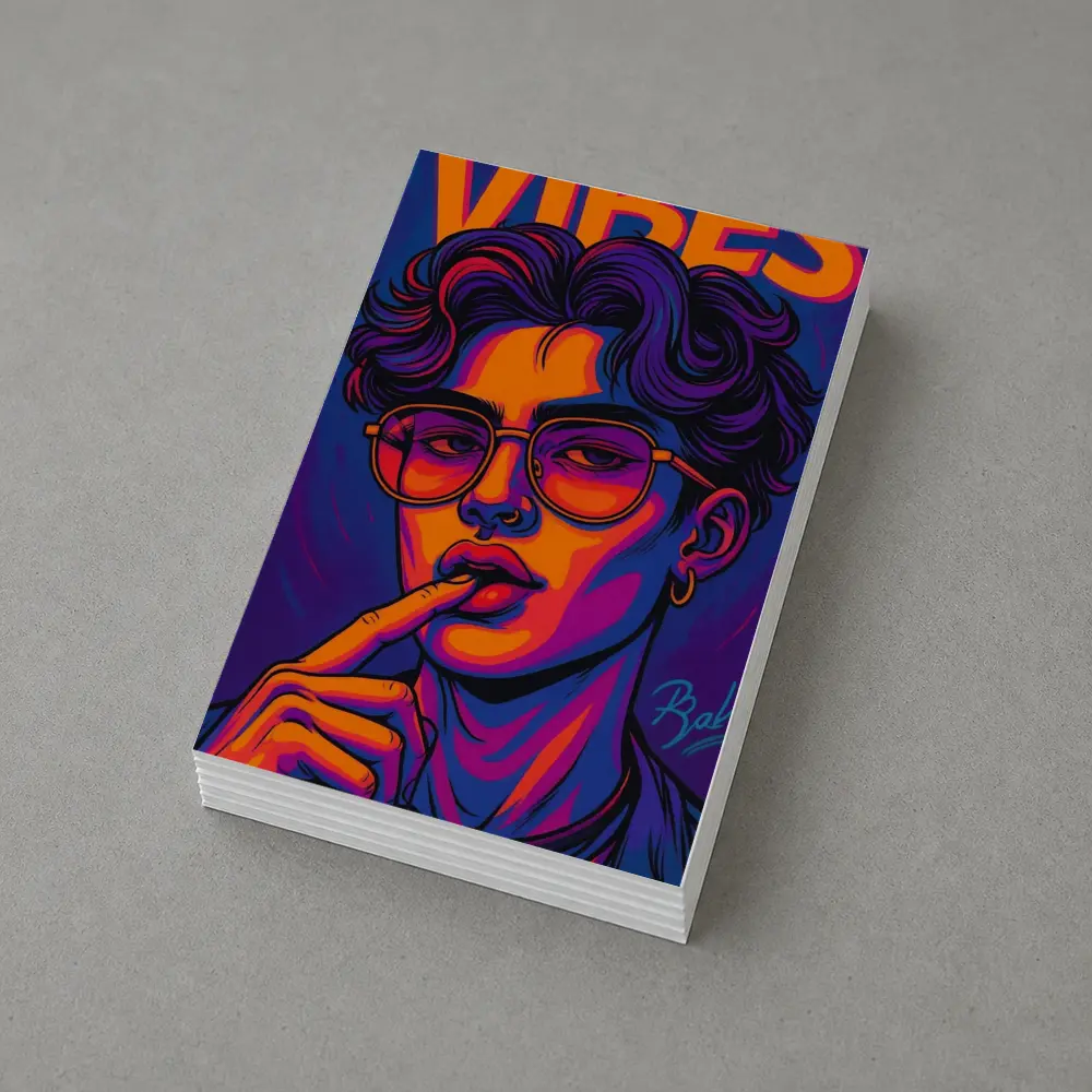 Retro Pop Art Young Man With Glasses – Postcards