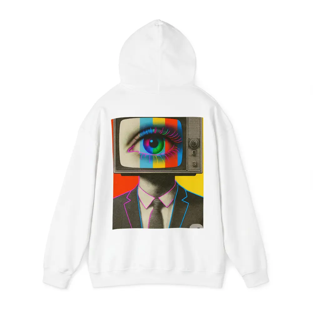 Retro TV Head Man Pop Art Surreal – Hoodies