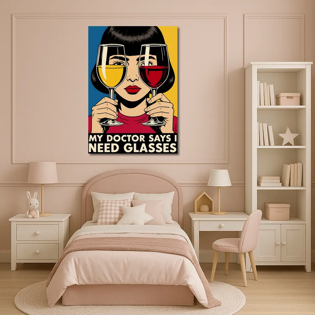 My Doctor Says I Need Glasses Pop Art – Wall Art