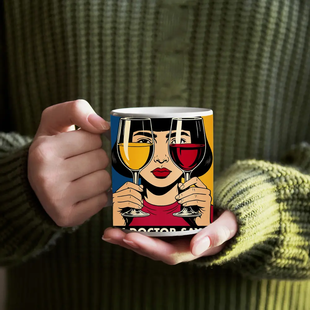 My Doctor Says I Need Glasses Pop Art – Mugs