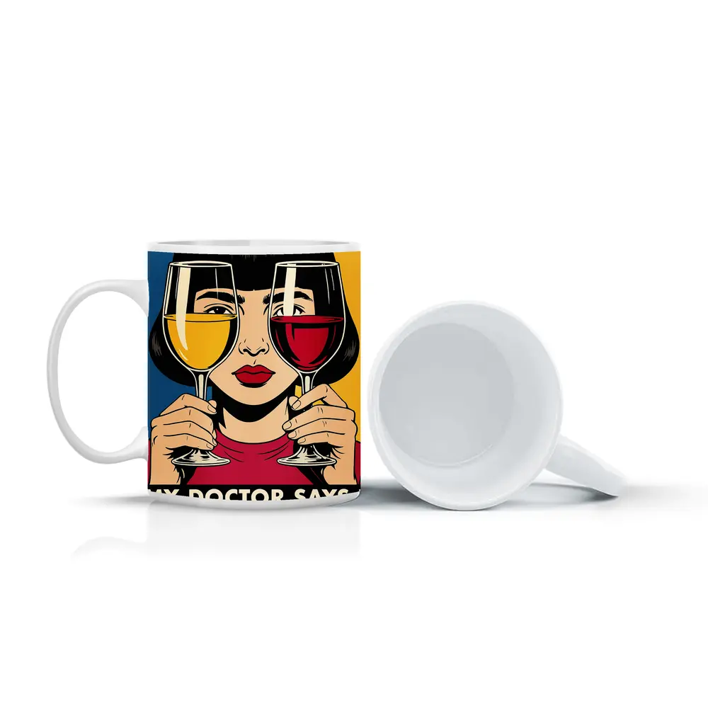My Doctor Says I Need Glasses Pop Art – Mugs