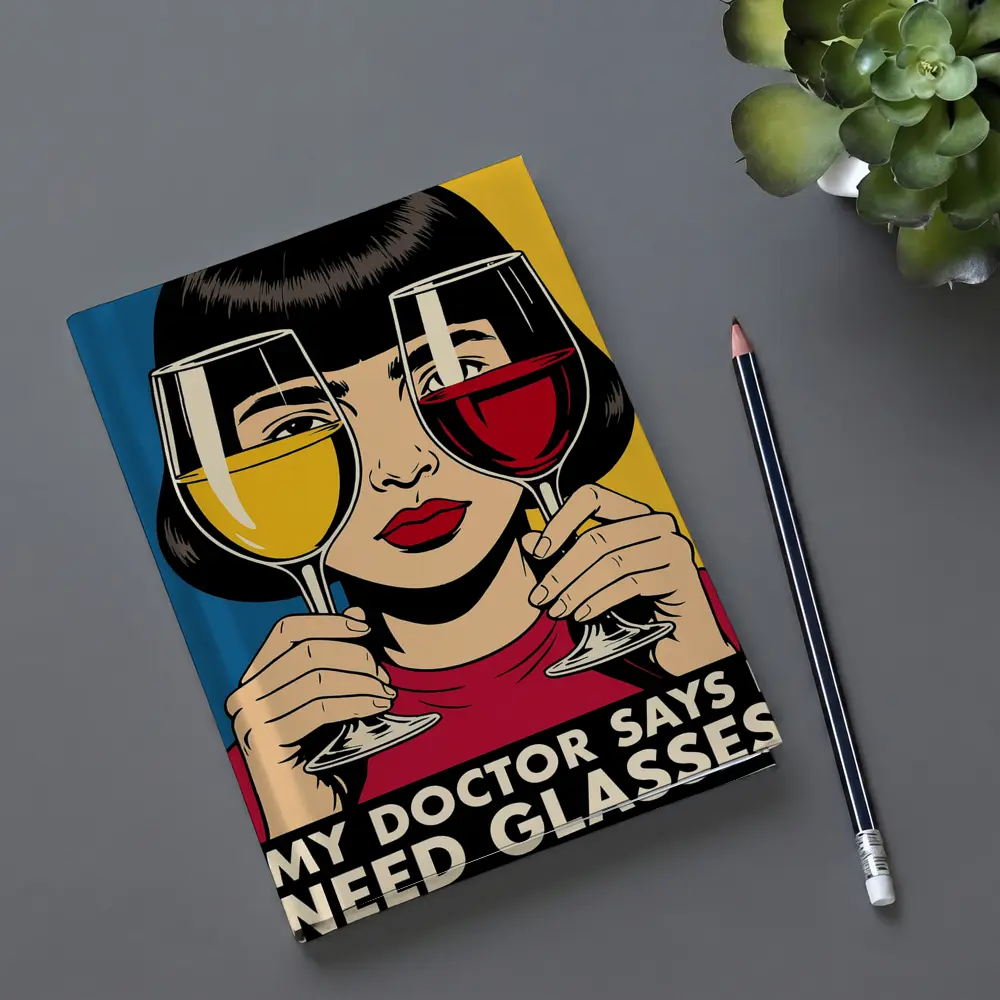 My Doctor Says I Need Glasses Pop Art – Notebooks