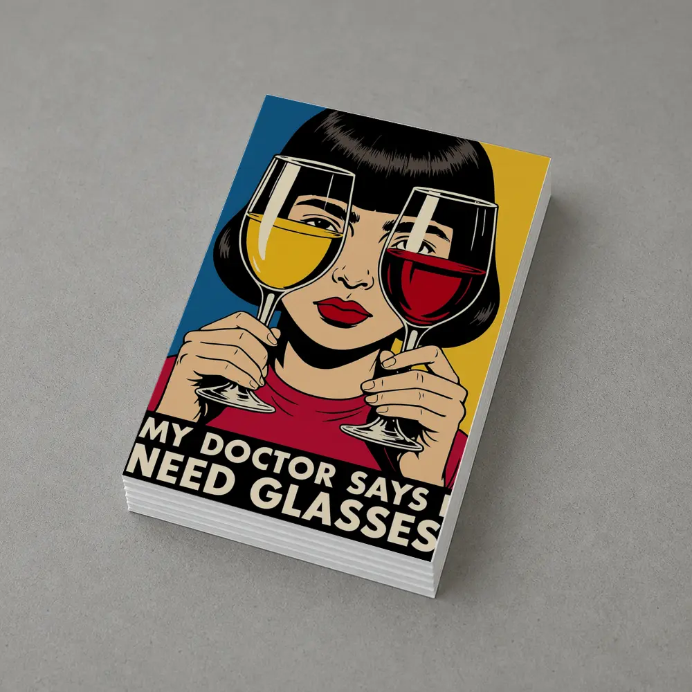 My Doctor Says I Need Glasses Pop Art – Postcards