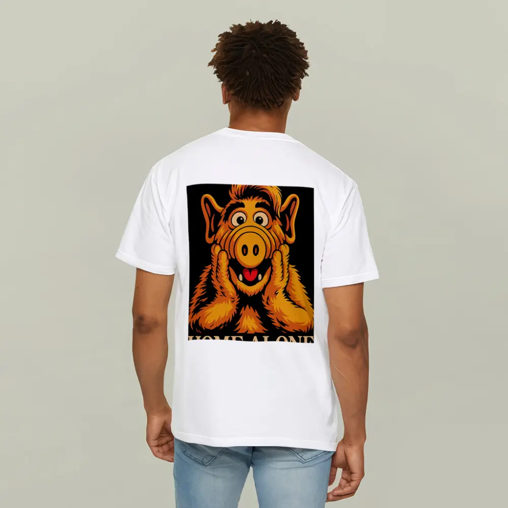 ALF Home Alone Funny Retro Black Art – T-Shirts