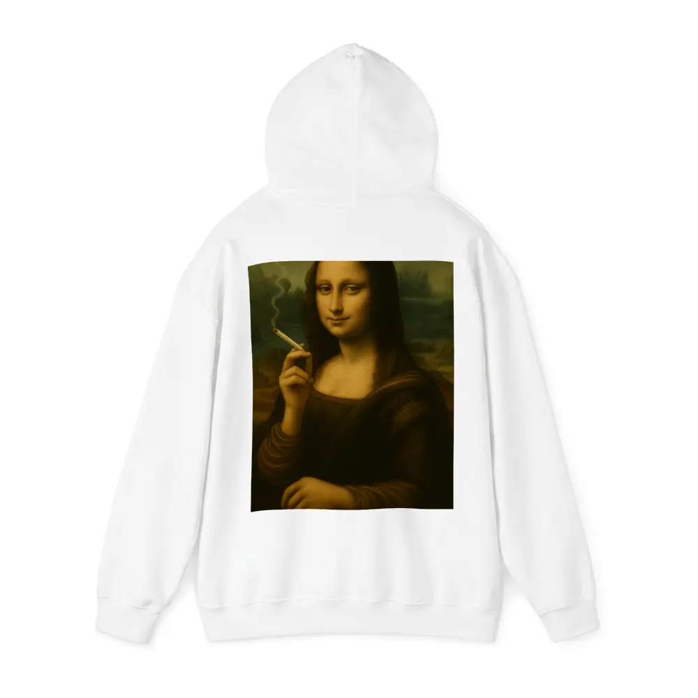 Mona Lisa Smoking Joint Classic Art – Hoodies