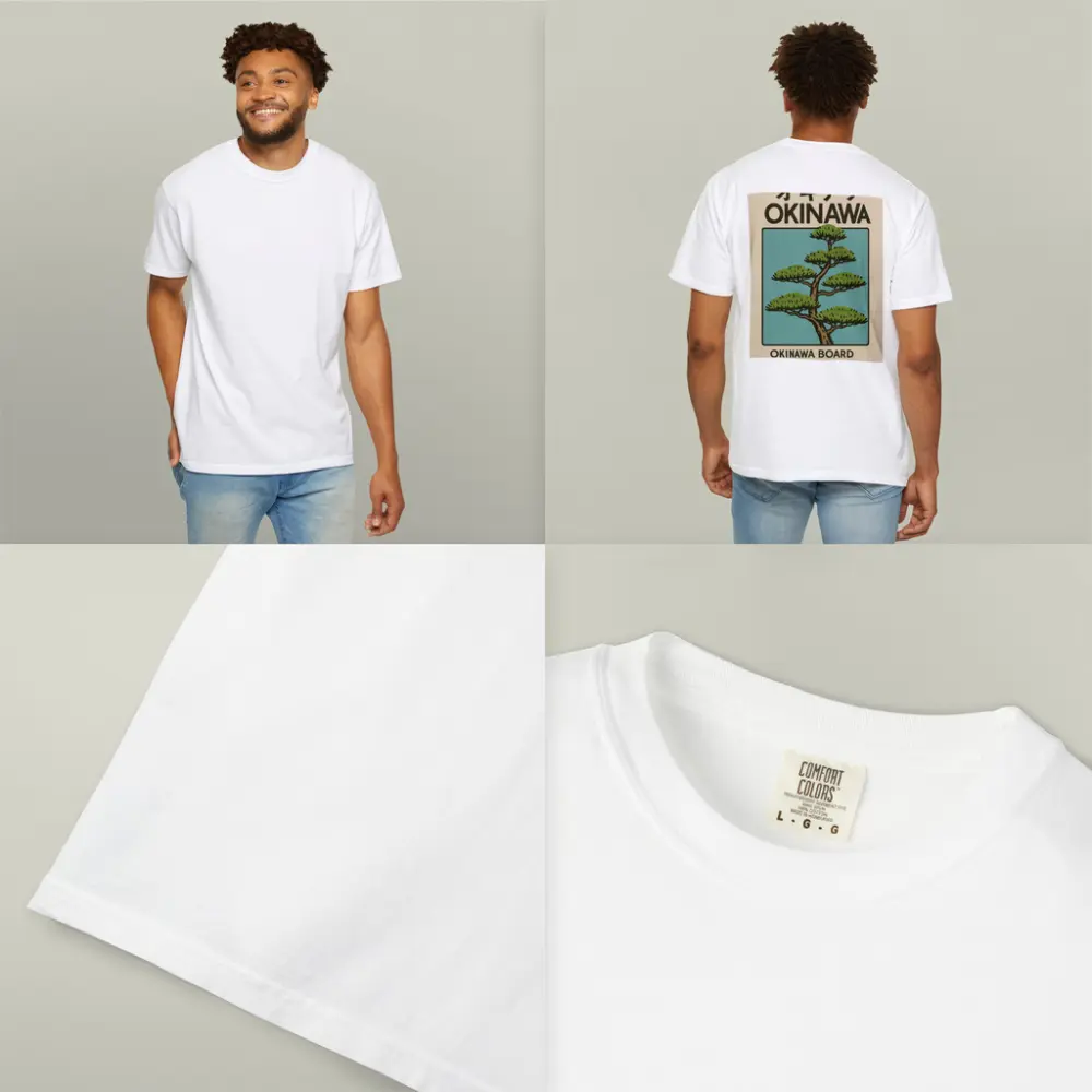 Okinawa Japan Pine Tree Tourism Retro Art – T-Shirts