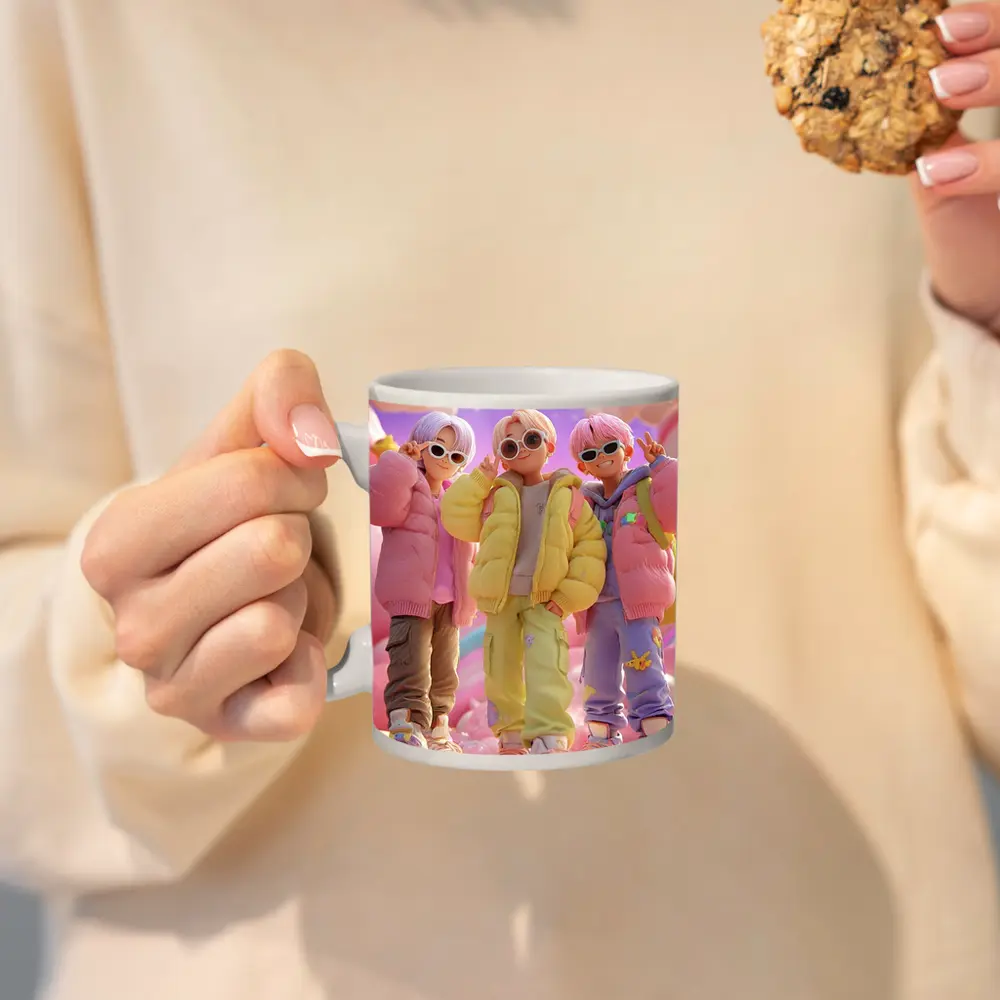 Pastel K-Pop Boys Candy Fantasy World – Mugs