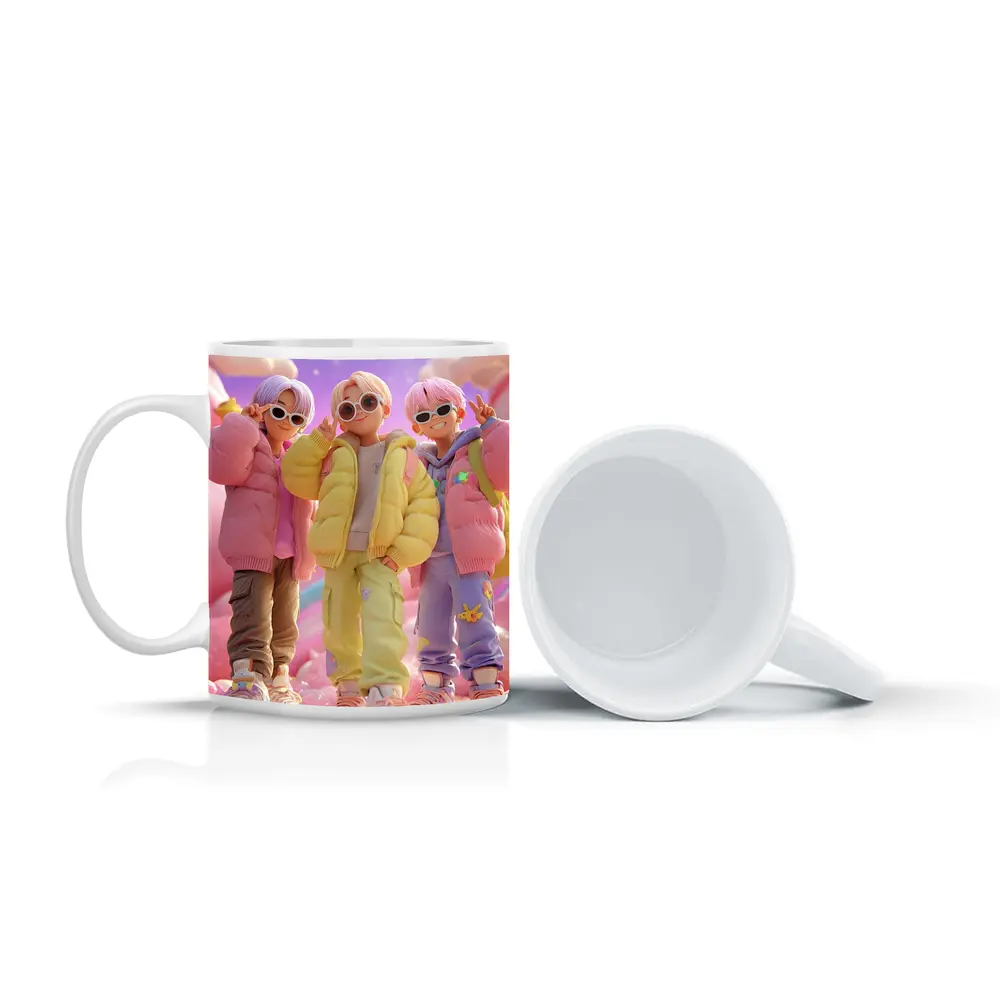Pastel K-Pop Boys Candy Fantasy World – Mugs
