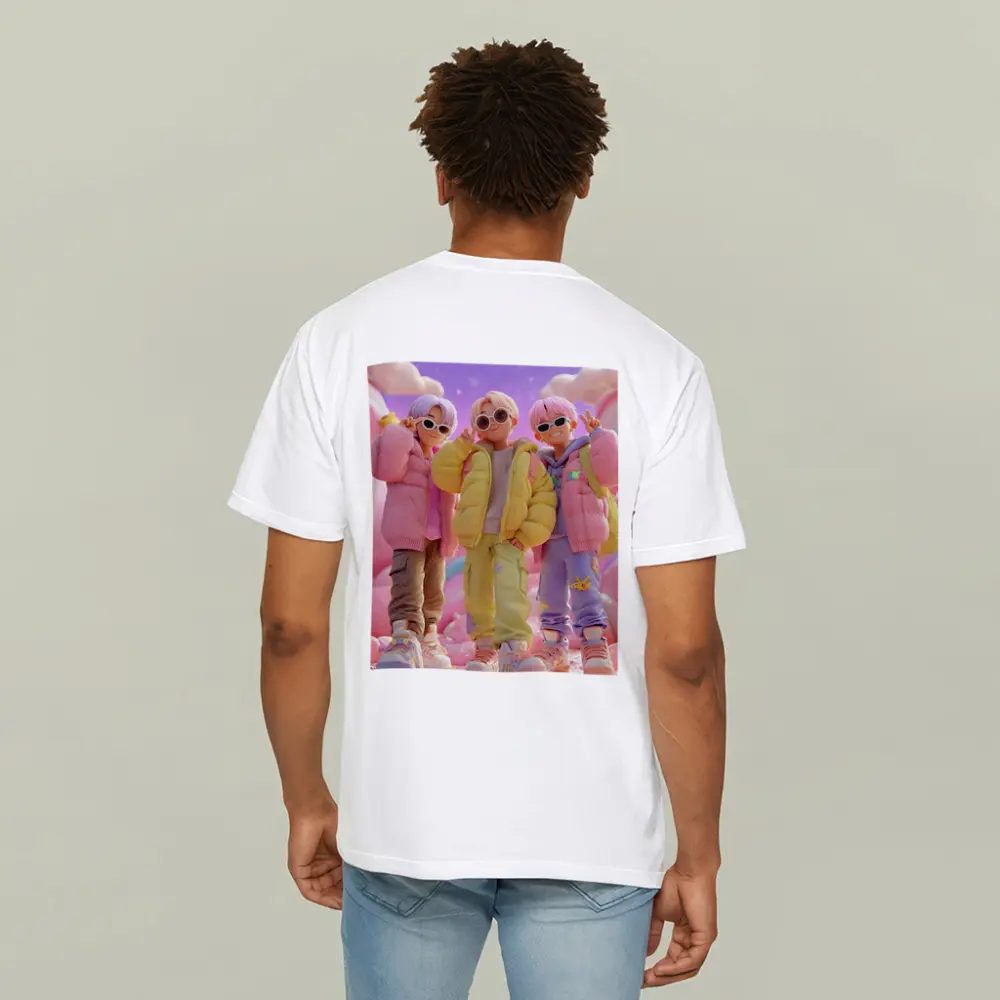 Pastel K-Pop Boys Candy Fantasy World – T-Shirts
