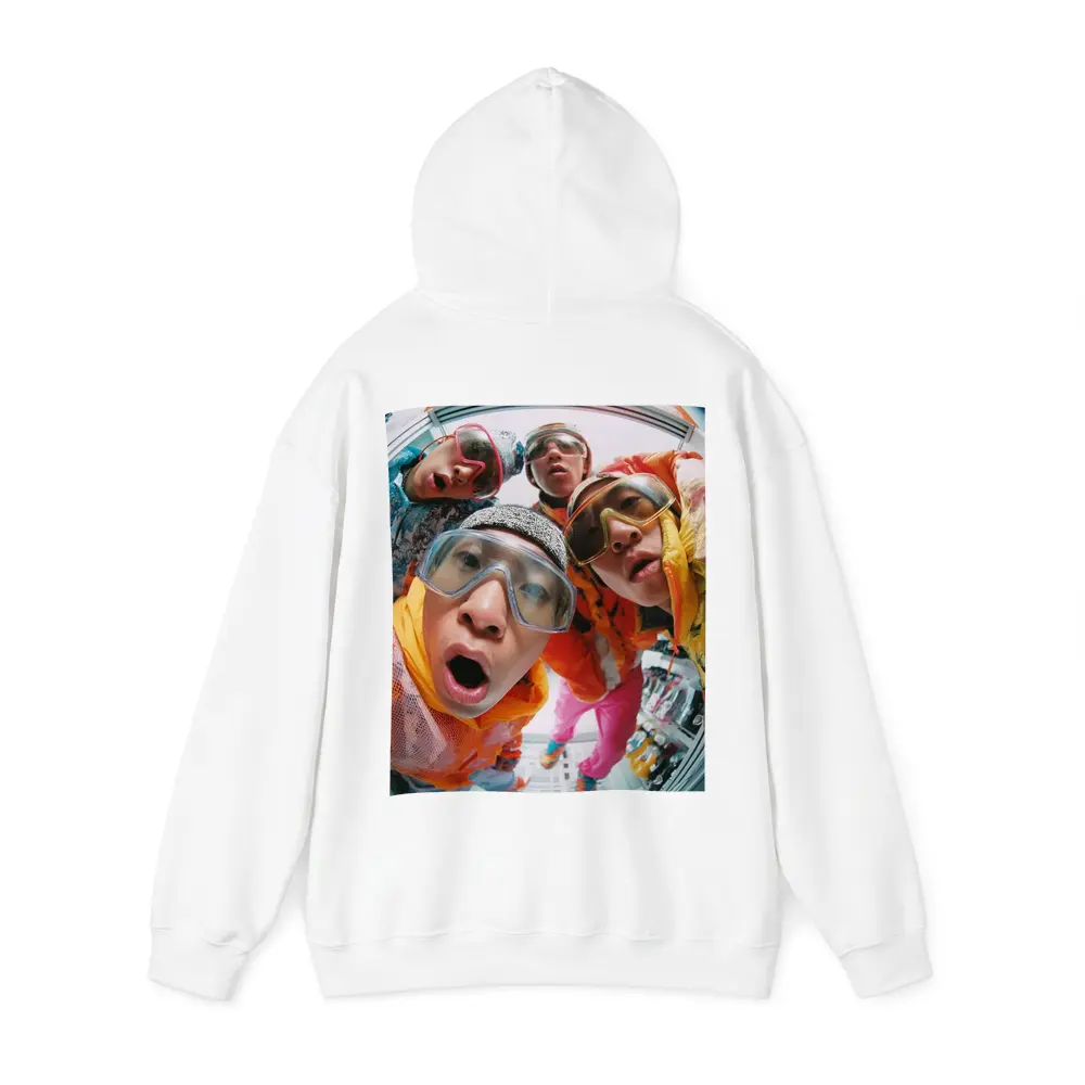 Y2K Streetwear Friends Fish Eye Lens – Hoodies