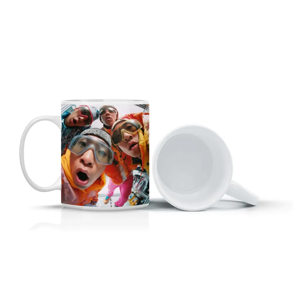 Y2K Streetwear Friends Fish Eye Lens – Mugs