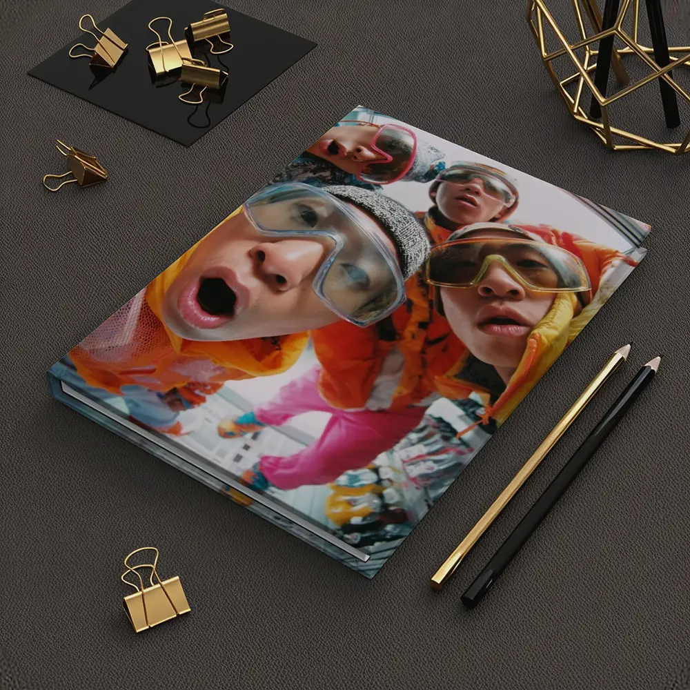 Y2K Streetwear Friends Fish Eye Lens – Notebooks