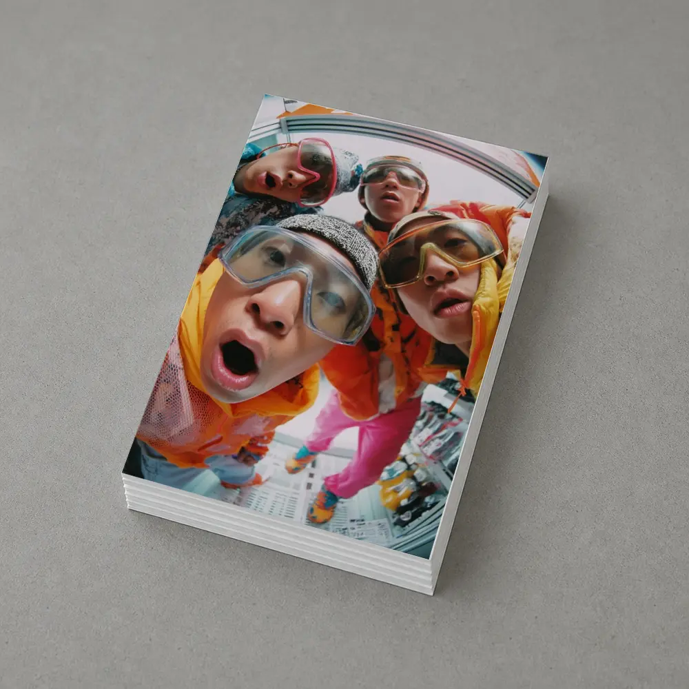 Y2K Streetwear Friends Fish Eye Lens – Postcards