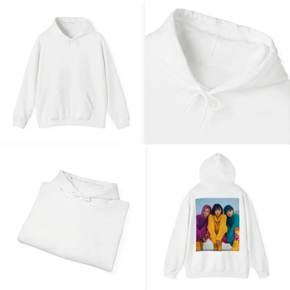 Three K-Pop Girls Colorful Sweaters Winter – Hoodies