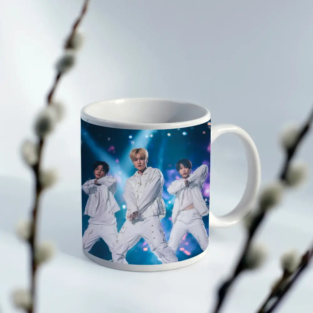K-Pop Boy Group Dancing On Stage – Mugs