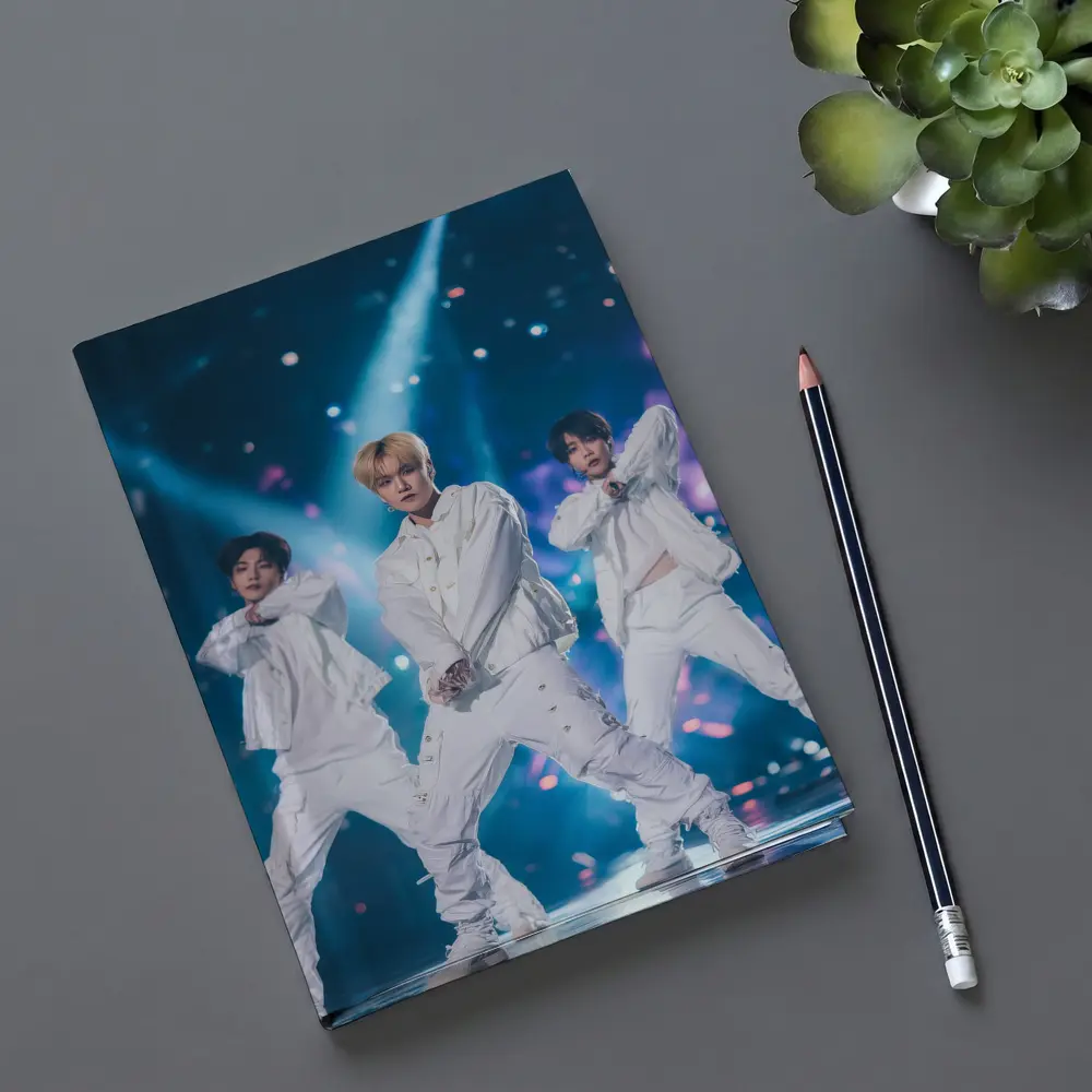 K-Pop Boy Group Dancing On Stage – Notebooks