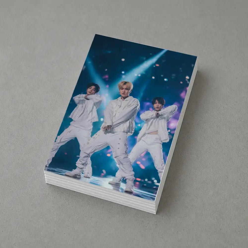 K-Pop Boy Group Dancing On Stage – Postcards